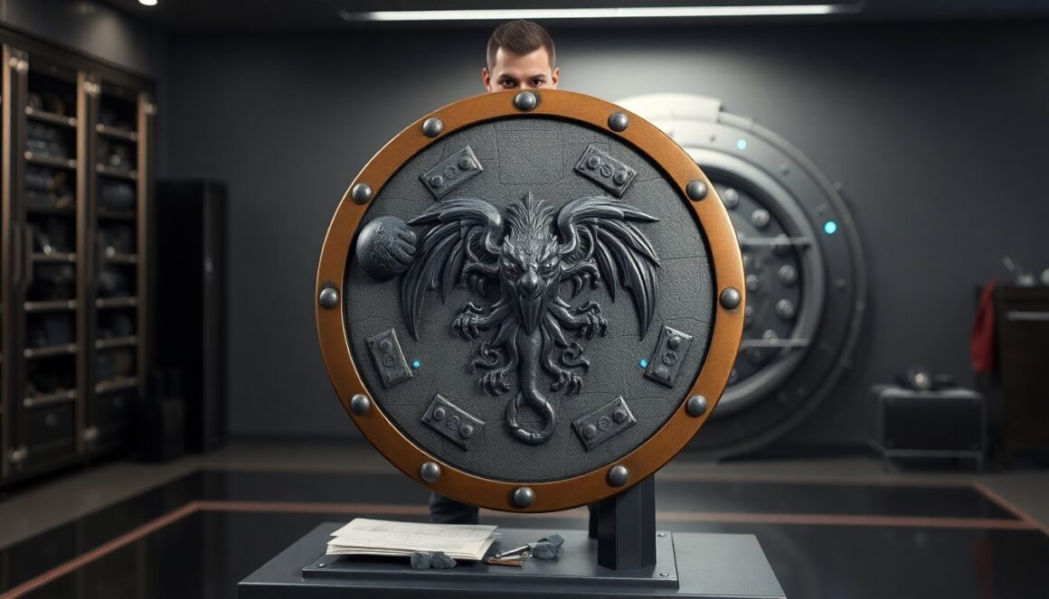 themeshgame gargoyle stoneplate shield